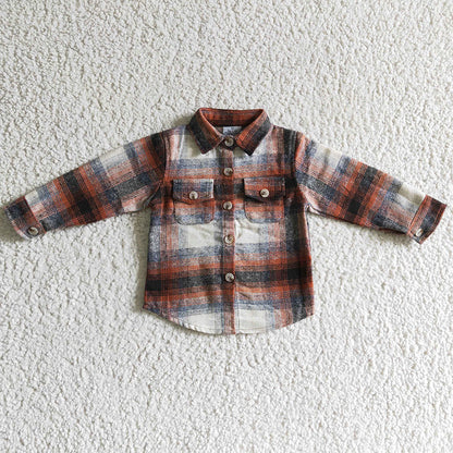 New Design Kids Boys Lattice  Jacket Clothes Top Boy Coats BT0116