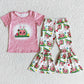 Wholesale Baby Girls Clothes Easter Bunny Girls Clothing Bell Bottom Outfits
