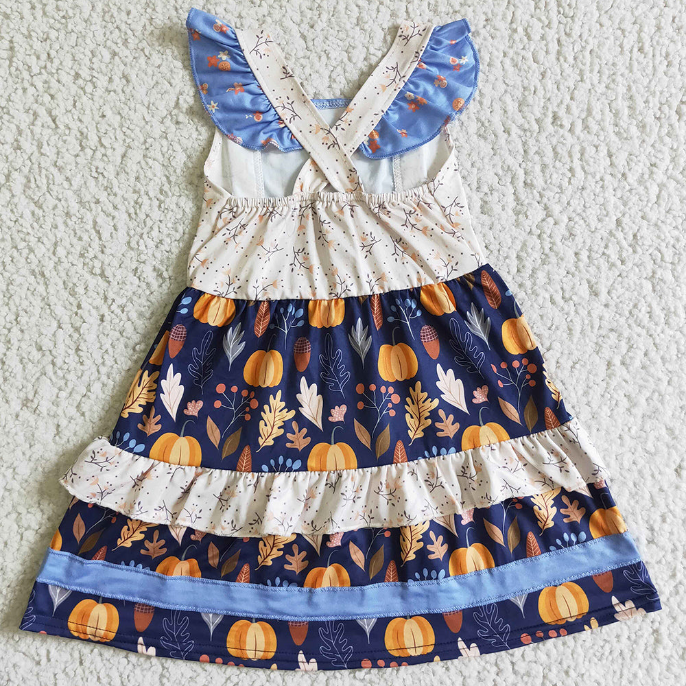 Boutique Girls Dress Sleeveless Cute Lace Dresses Halloween GSD0123