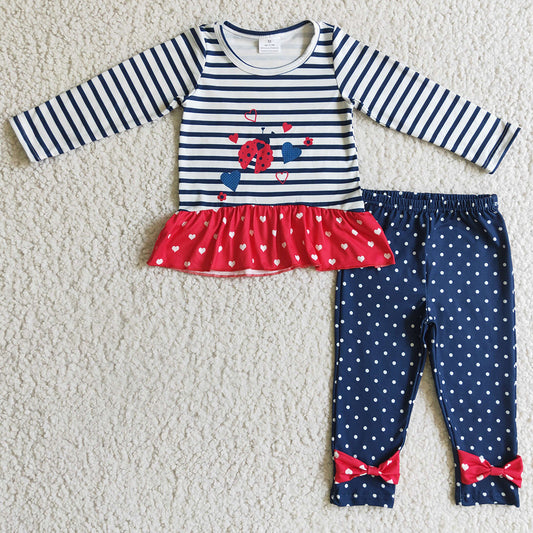 Boutique Girls Clothes Love Toddler Outfits GLP0227