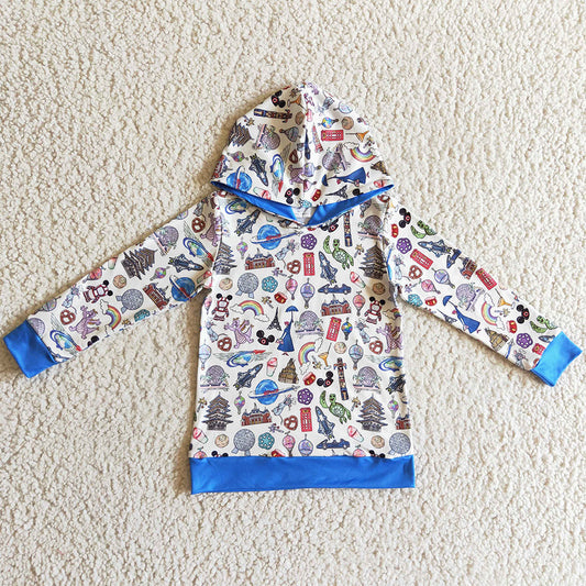 Fashion Kids Hoodies Top Girls Boys Clothes Top Hooded BT0118