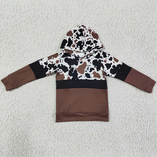 Boutique Leopard Print Boys Clothes Hooded Top Baby Boy Jacket Hoodie BT0100