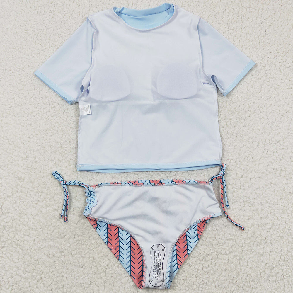 Boutique Toddler Baby Girls Swimsuit 2pcs Swimwear S0115