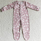 Boutique Infant Baby Footie Rompers Long Sleeve Girls Boutique Romper LR0118