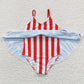 Baby Girls Swimsuits 4th Of July One Pieces Swimsuit S0091