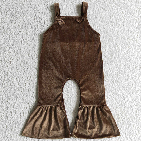 New Boutique Baby Girls Jumpsuit Velvet Jumpsuit Romper SR0090