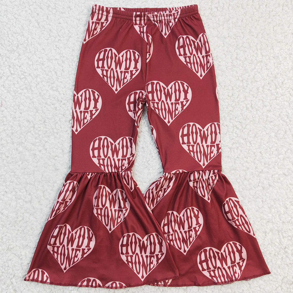 Love Kids Baby Girls Pants Milk Silk Bell Bottom Pant P0052