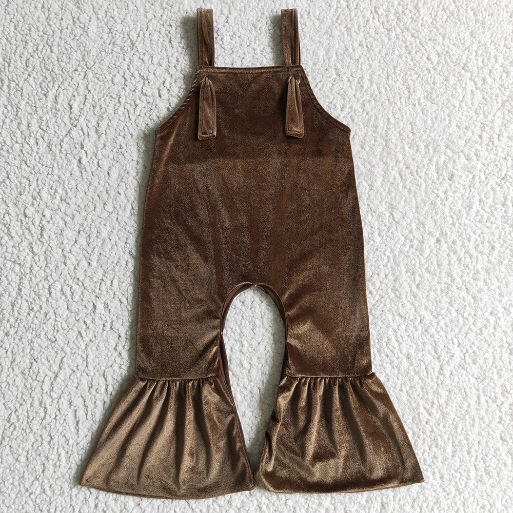 New Boutique Baby Girls Jumpsuit Velvet Jumpsuit Romper SR0090