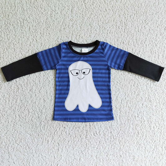 Ghost Print Cute Girls Clothing Halloween Boutique Outfits GLP0140