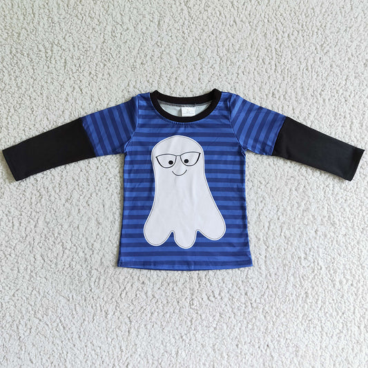 Halloween Boys T-shirt Long Sleeve Baby Boy Clothes Top BT0053