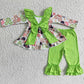 Fashion Baby Girl Clothes Set Bow Design Cute Kids Girls Christmas Outfits 6 B2-40