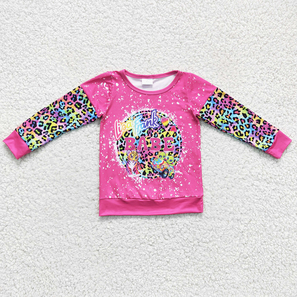 New Design Girls Clothes Top Long Sleeve T-shirt GT0085