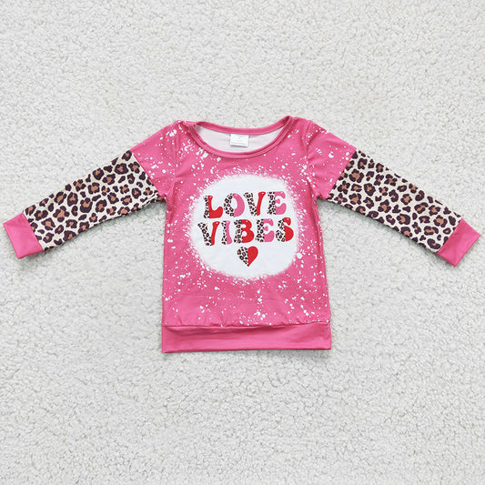 Boutique Girls Clothes Top Love Vibes Cute Girls Top GT0071