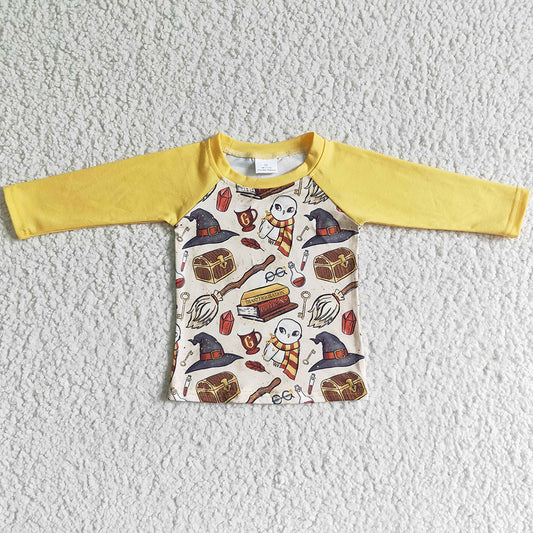 Boutique Baby Boys T-shirt Halloween Kids Clothes Boy Clothes Top Long Sleeve 6 A31-11