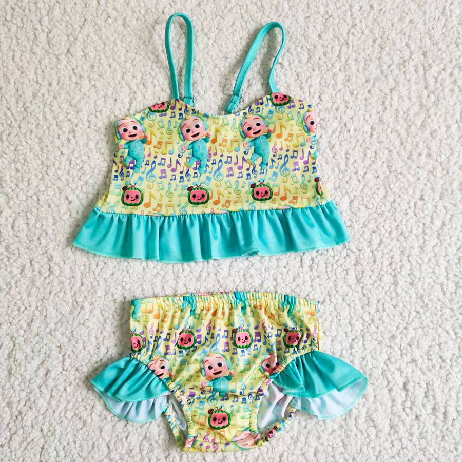 Boutique Baby Girl Swimsuit Kids Swimwear Fashion Kids Clothes Girls Swimsuits E13-29