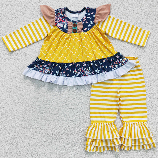 Hot Sale Girls Clothing Fall Winter Children Outfits 6 A20-11