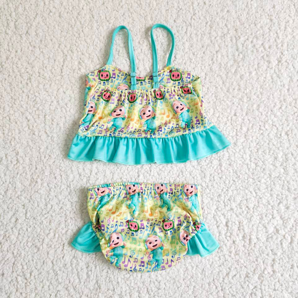 Boutique Baby Girl Swimsuit Kids Swimwear Fashion Kids Clothes Girls Swimsuits E13-29