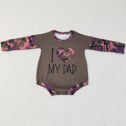 Wholesale Baby Romper I Love My Dad Cute Girls Rompers for Valentine's Day LR0237 GSPO0230