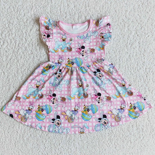 Boutique Baby Girl Dress Easter Day Fashion Girl Dresses Cute Baby Dresses