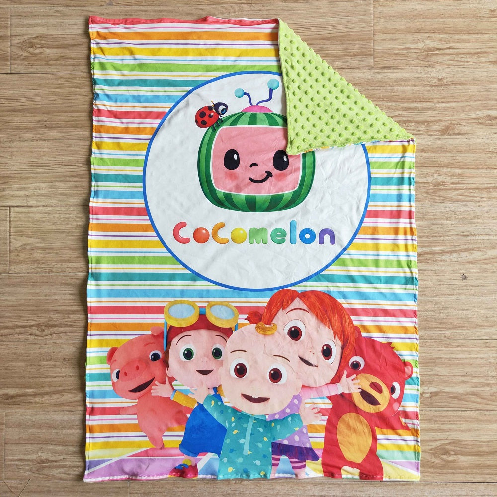 Boutique Baby Blankets 29*43 inches Newborn Baby Girls Blankets High Quality Soft Blankets For Baby Girls Wholesale 6 B9-39