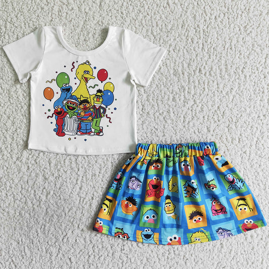 New Design Girls Clothing Dress Set GSD0119