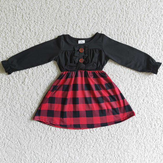 New Design Toddler Girls Dress Boutique Christmas Baby Girl Dresses GLD0072