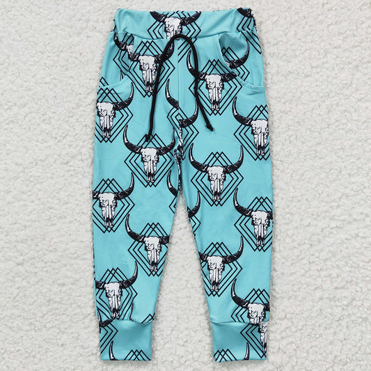 Cow Print Kids Boutique Pants P0087