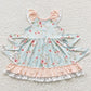 Boutique Baby Girls Dress Floral Summer Knee Length Dresses GSD0308