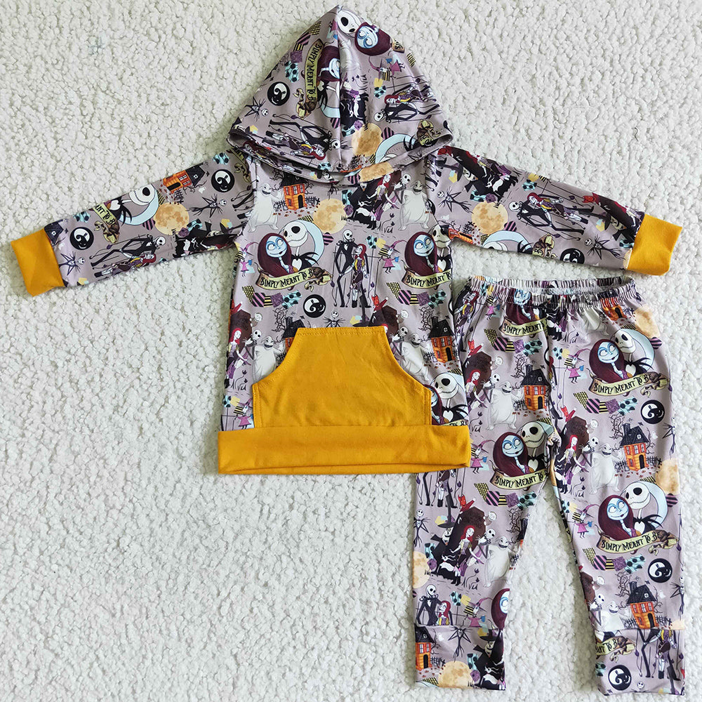 Fashion Baby Boy Clothes Hoodies Outfits For Halloween Boutique Kids Clothing BLP0004