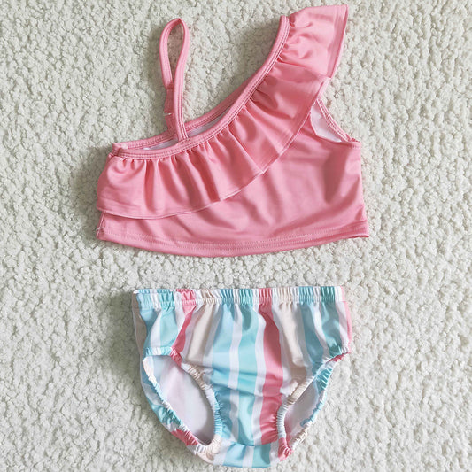 New Baby Girls Swimsuit Fashion Girls Swimwear Boutique Kids Swim Clothes for Girls S0021