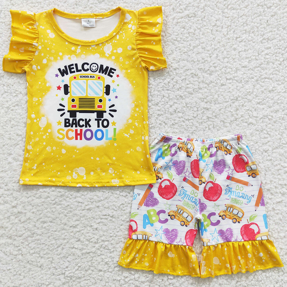 Cute Girls Clothing Welcome Back To School Outfits GSSO0284