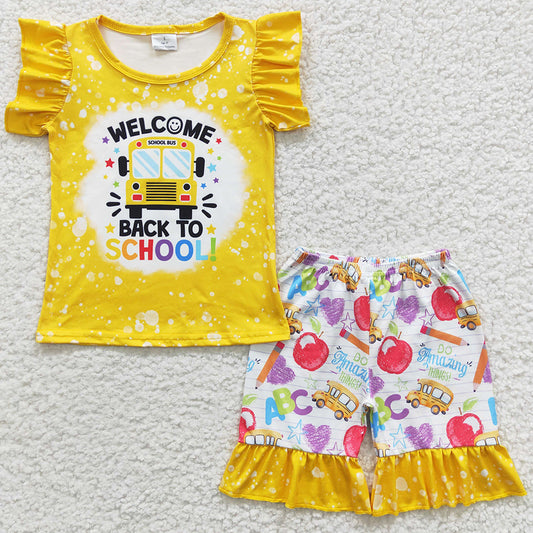 Cute Girls Clothing Welcome Back To School Outfits GSSO0284