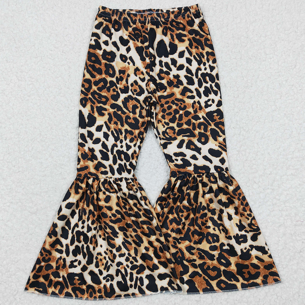 Kids Girls Pants Leopard Bell Pants P0042