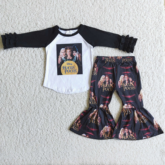 Hot Sale Baby Girls Clothing Set Halloween Boutique Kids Clothes Girl Outfits 6 B0-1