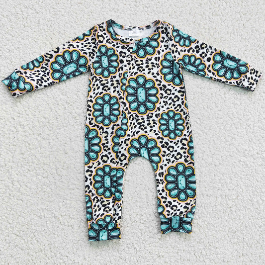 Boutique Baby Girls Romper Long Sleeve Jumpsuit LR0254