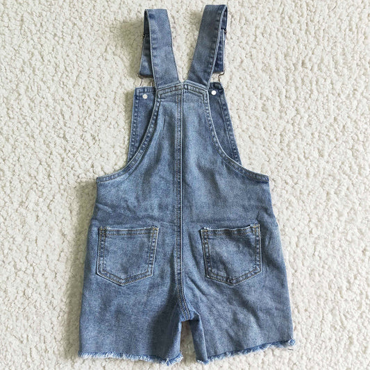 New Fashion Baby Girls Overall Denim Shorts Blue Boutique Toddler Baby Girls Shorts Jeans Fashion Denim Overall Shorts SS0016