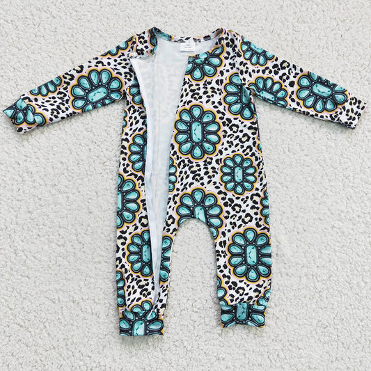 Boutique Baby Girls Romper Long Sleeve Jumpsuit LR0254