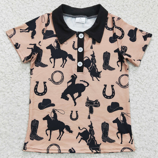 Wholesale Baby Boy Clothes Top Boutique Boys T-shirt Short Sleeve Clothing BT0132