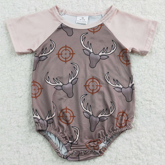 Boutique Infant Baby Girls Romper Cow Print Kids Baby Jumpsuit SR0131