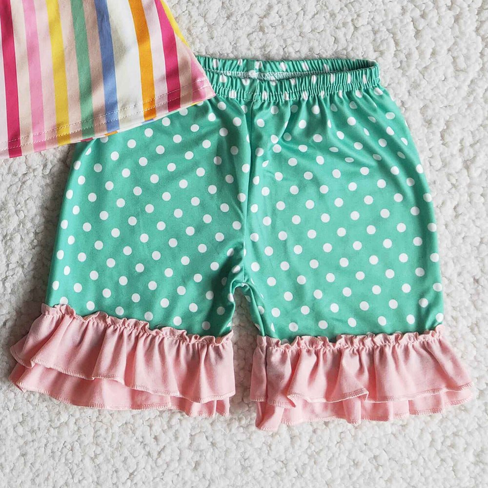 Summer Baby Girls Clothes Set Boutique Kids Girls Clothing Outfits Wholesale A15-9