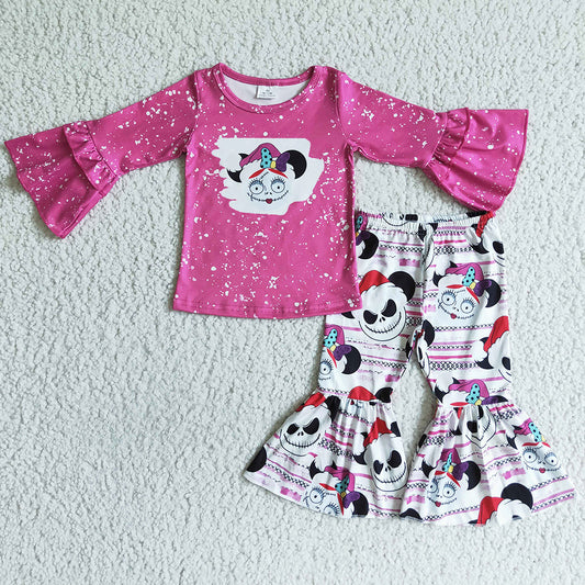 Fashion Baby Girls Clothes Boutique Fall Halloween Kids Outfits GLP0052