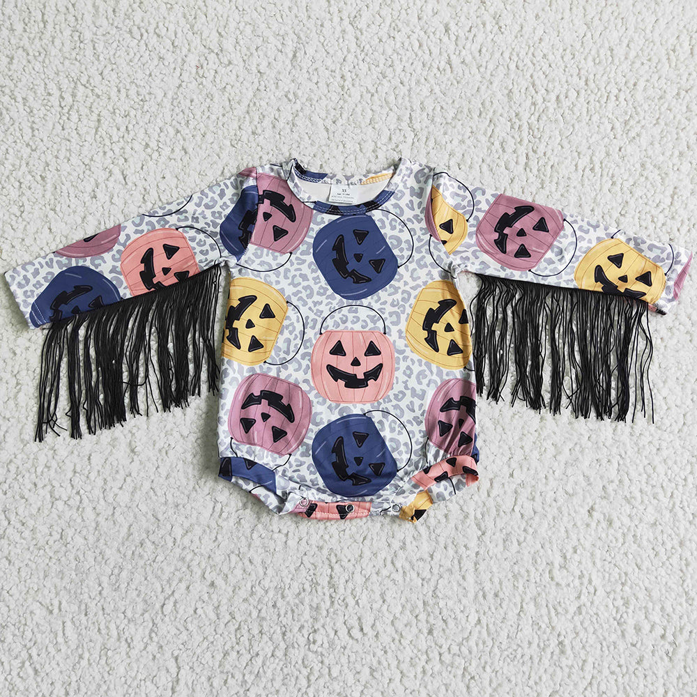 New Fashion Infant Baby Romper Halloween Tassel Design Girls Rompers LR0048