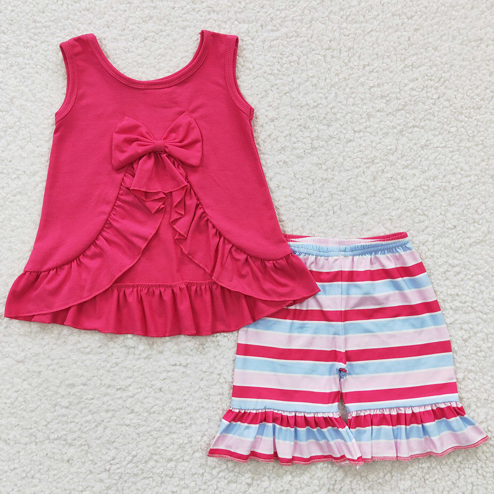 New Design Boutique Baby Girls Clothes Summer Sets GSSO0209