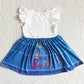Baby Girl Dress Fashion Toddler Girls Clothes Boutique Dresses Short Sleeve C4-30