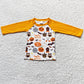 Baby Boys T-shirt Pumpkin Halloween Kids Sibling Clothing Girls Outfits Matched Boys T-shirt 6 A17-18