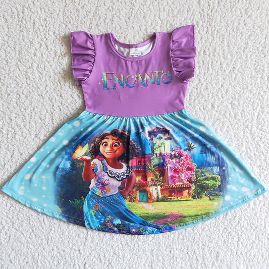 New Design Baby Girls Clothes Dress Boutique Toddler Girls Fashion Dress GSD0014