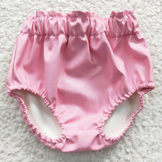 Baby Girls Bummies Pink Leather Summer Bummies Bottoms SS0050