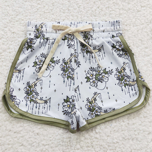 Baby Girls Shorts Western Flowers Sports Summer Shorts SS0084