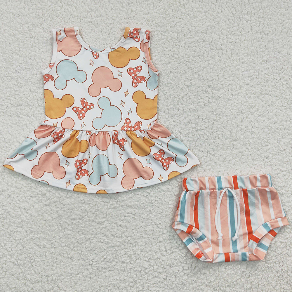 Boutique Infant Baby Girl Clothes Bummies Set GBO0083