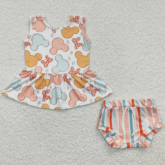 Boutique Infant Baby Girl Clothes Bummies Set GBO0083